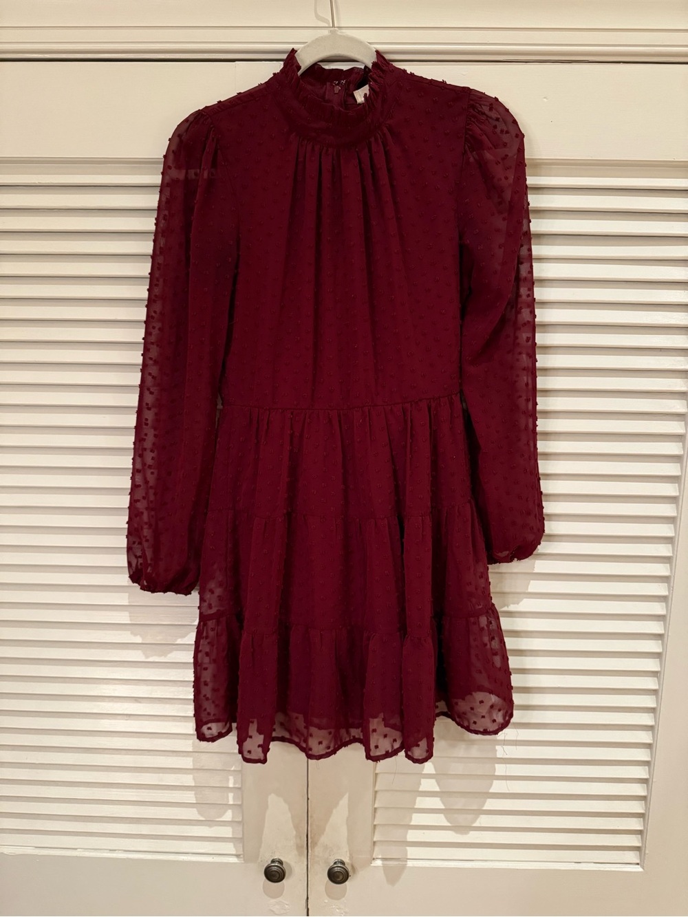 Altar’d State Women’s Swiss Dot Tiered Dress